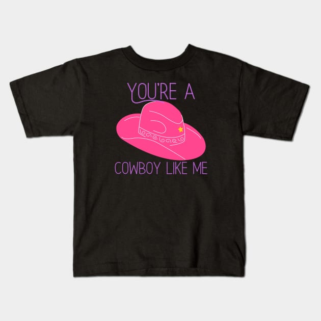 Cowboy Like Me Kids T-Shirt by Likeable Design